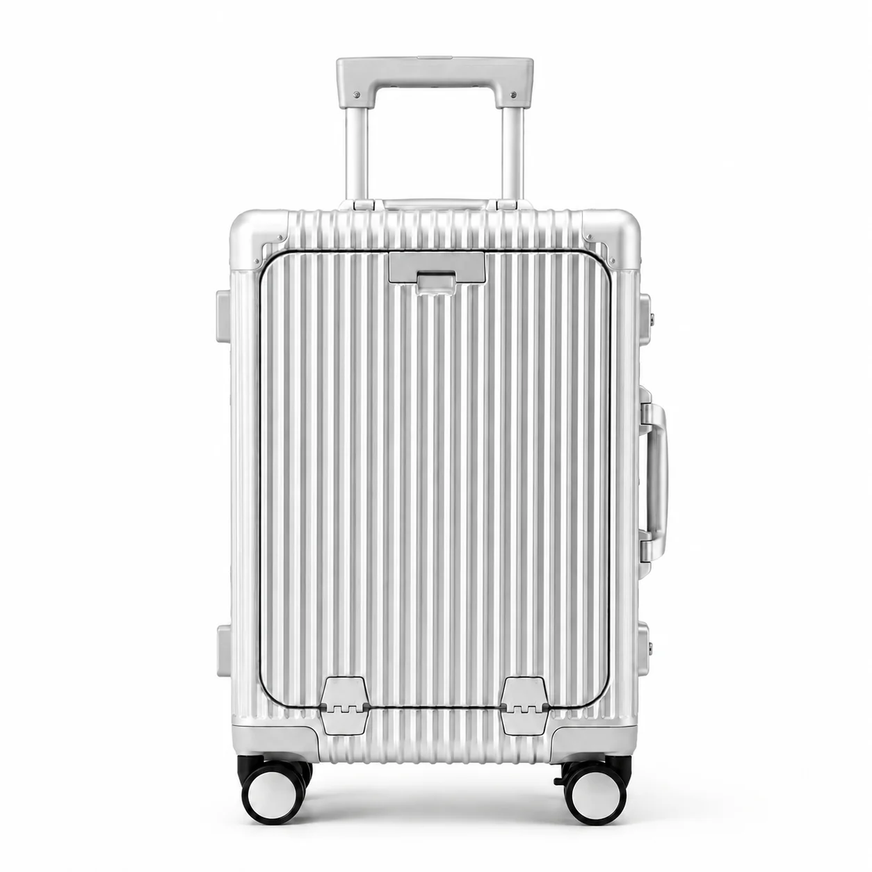 Valise cabine aluminium Valigo — finition Platine